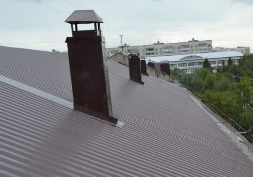 Новая крыша из металла